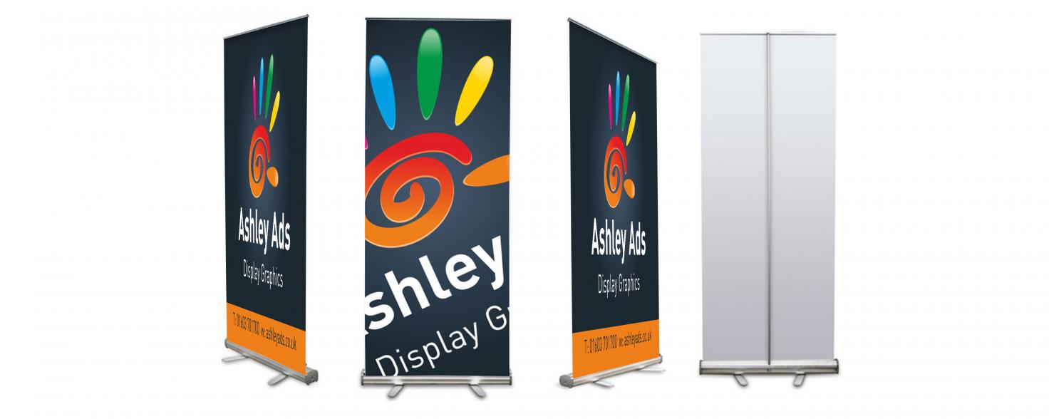 Ashley Ads roll up banners carousel image01