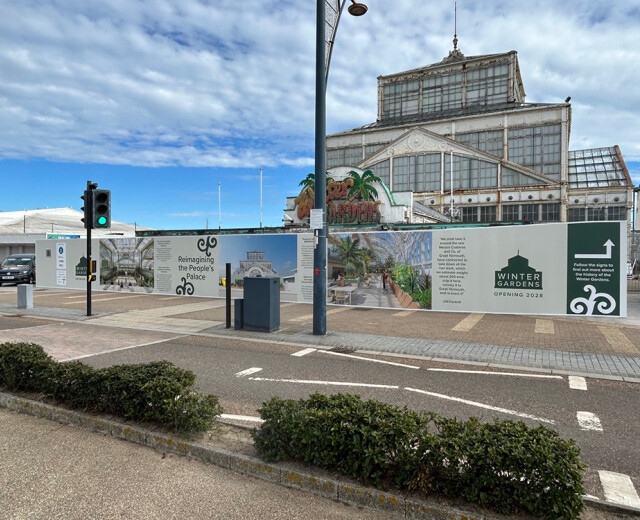 Ashley Signage Print and Display The Winter Gardens Hoarding 06